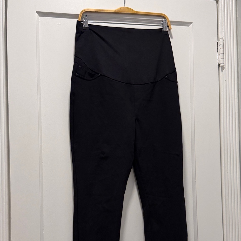 Liverpool Reagan Maternity High-Waisted Black Pants